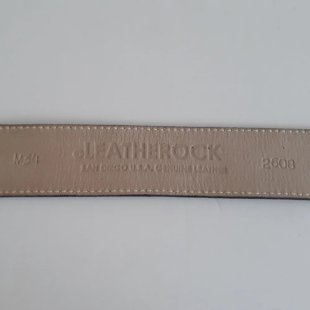 Leatherock Austrian Crystal Semi-Precious Stone Metal Buckle Soft Leathe…